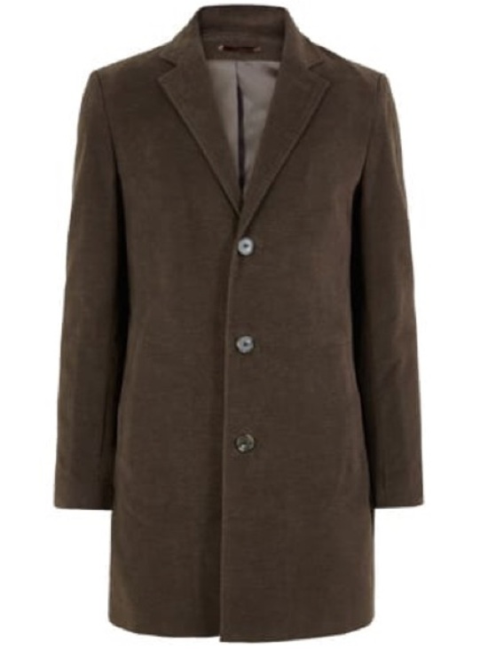 Marks & Spencer Other - Marks & Spencer Brown Single-Breasted Pea Coat